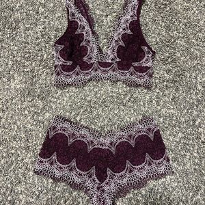 Victoria’s Secret bralette and undies set